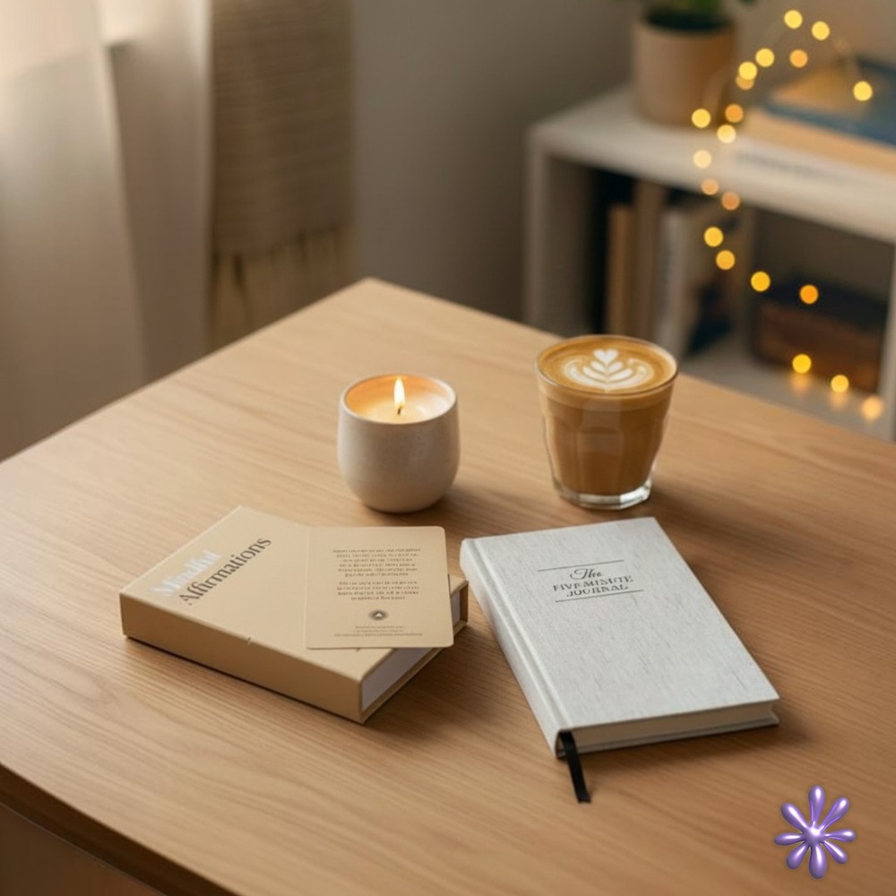 Intelligent Change Five Minute Journal + Mindful Affirmations Bundle NWOT